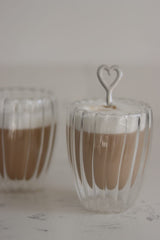 Double Walled Coffee Glasses - Bubble