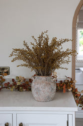 Faux Flowers - Autumn Brown Willow Spray