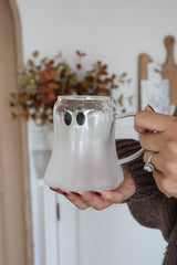 Frosted Glass Ghost Mug