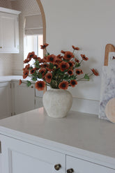 Faux Flowers - Anemone - Brown