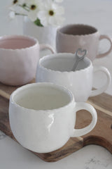 Ceramic Egg Mug - Pink