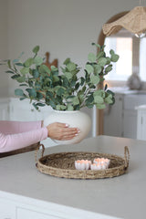 Faux Flowers - Silver Dollar Eucalyptus Spray
