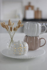 Large Pumpkin Mug - White
