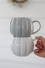Large Pumpkin Mug - Grey