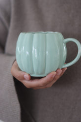 Large Pumpkin Mug - Green
