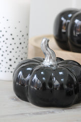 Ceramic Pumpkin Black - Tiny 4 Pc Set