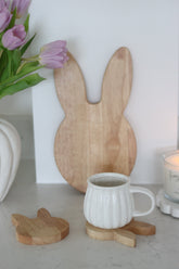 Bunny Chopping Board & Coasters Bundle