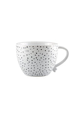 Heart Handled Ceramic Mug - Dots