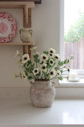 Faux Flowers - Anemone - Cream