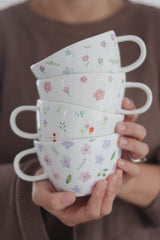 Ceramic Flower Mug - Bloom