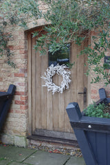 Christmas Wreath - White Winter Berries Cluster