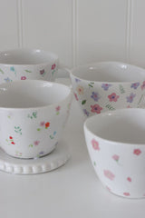 Ceramic Flower Mug- Springtime