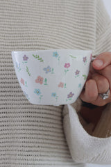 Ceramic Flower Mug- Springtime