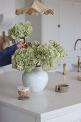 Faux Flowers - Green Hydrangea Stem