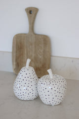 Large Polka Dot Apple & Pear Set