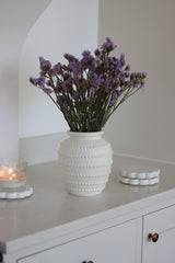 Ceramic Vase – Beaded