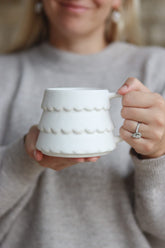 Christmas Mug - Scalloped Tree
