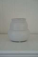 Irregular White Ceramic Vase