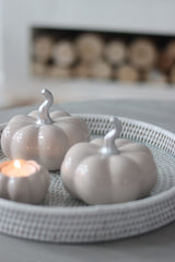 Ceramic Pumpkin Autumn - Medium 2PC