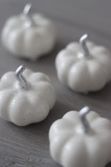 Ceramic Pumpkin Speckled - Tiny 4PC