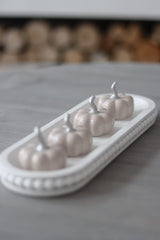 Ceramic Pumpkin Autumn - Tiny 4PC