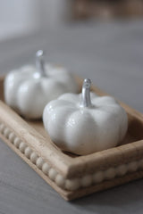 Ceramic Pumpkin Speckled - Small 2PC