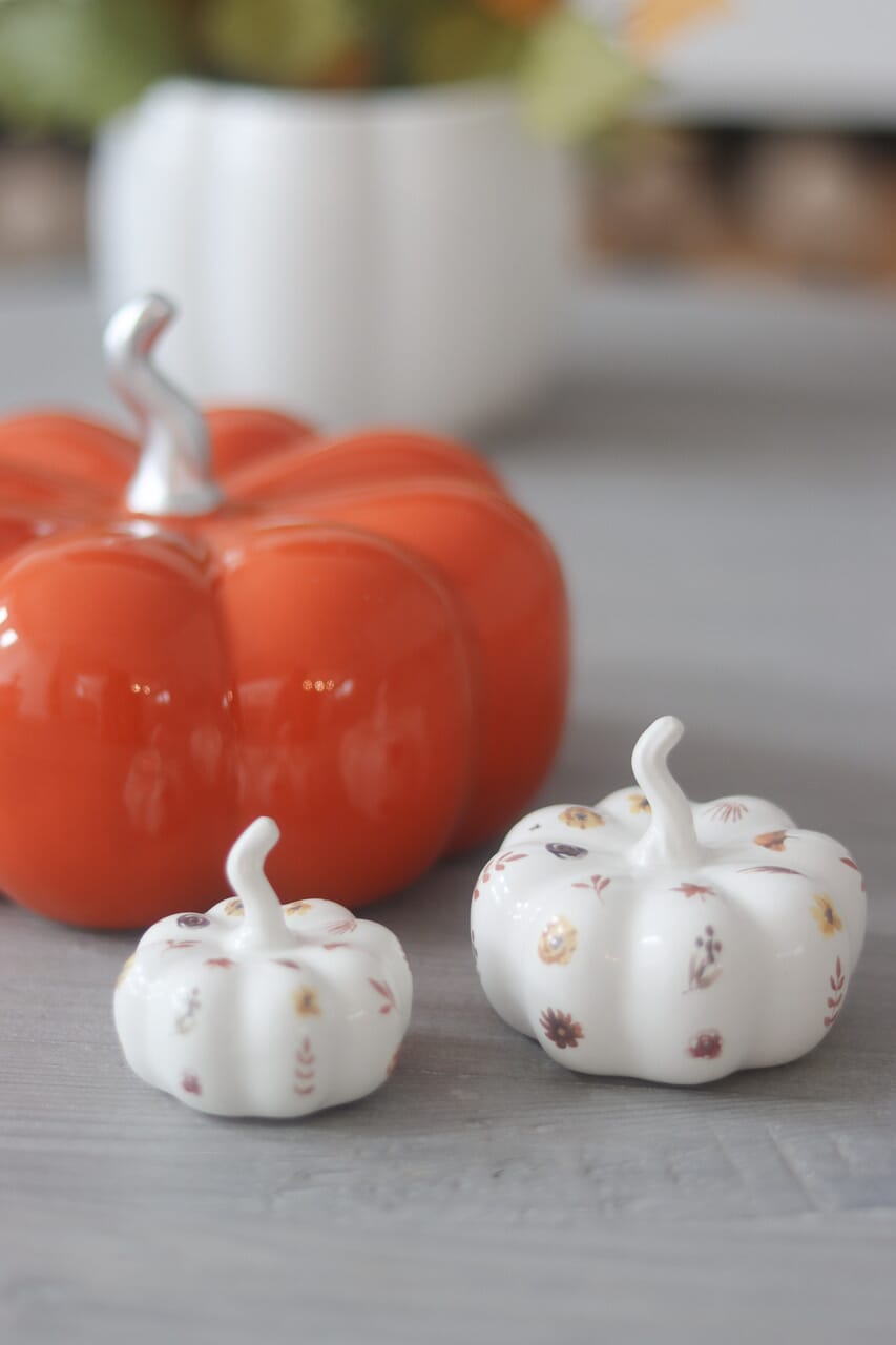 Ceramic Pumpkin Autumnal Orange - Large