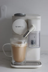 Double Wall Glass Latte Mug - Fluted