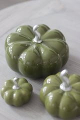 Ceramic Pumpkin Autumnal Green - Large