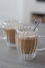 Double Walled Glass Mug Set - 2 Piece – Bubble