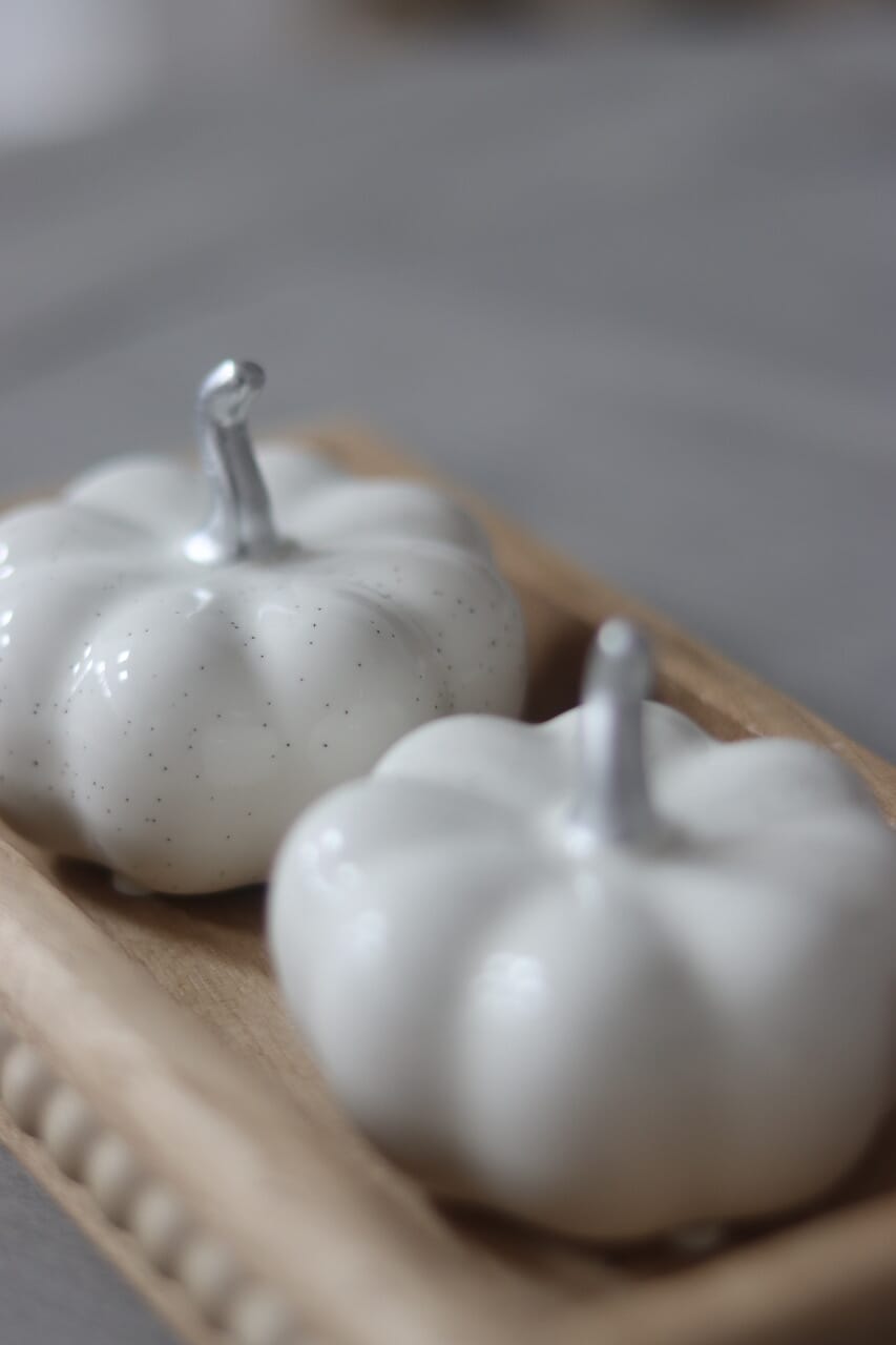Ceramic Pumpkin Speckled - Small 2PC