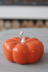 Ceramic Pumpkin Autumnal Orange - Large