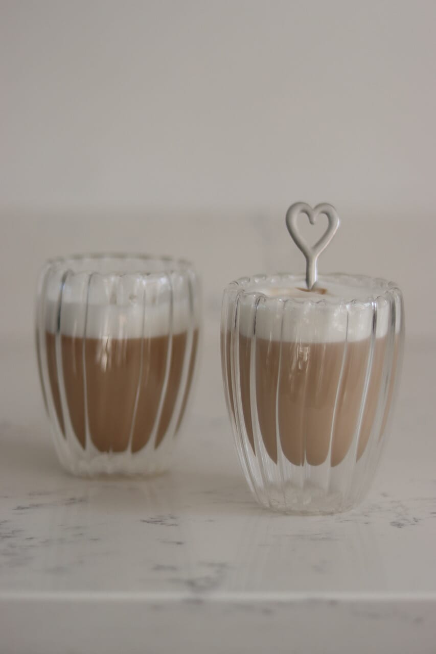 Double Walled Coffee Glasses - Bubble