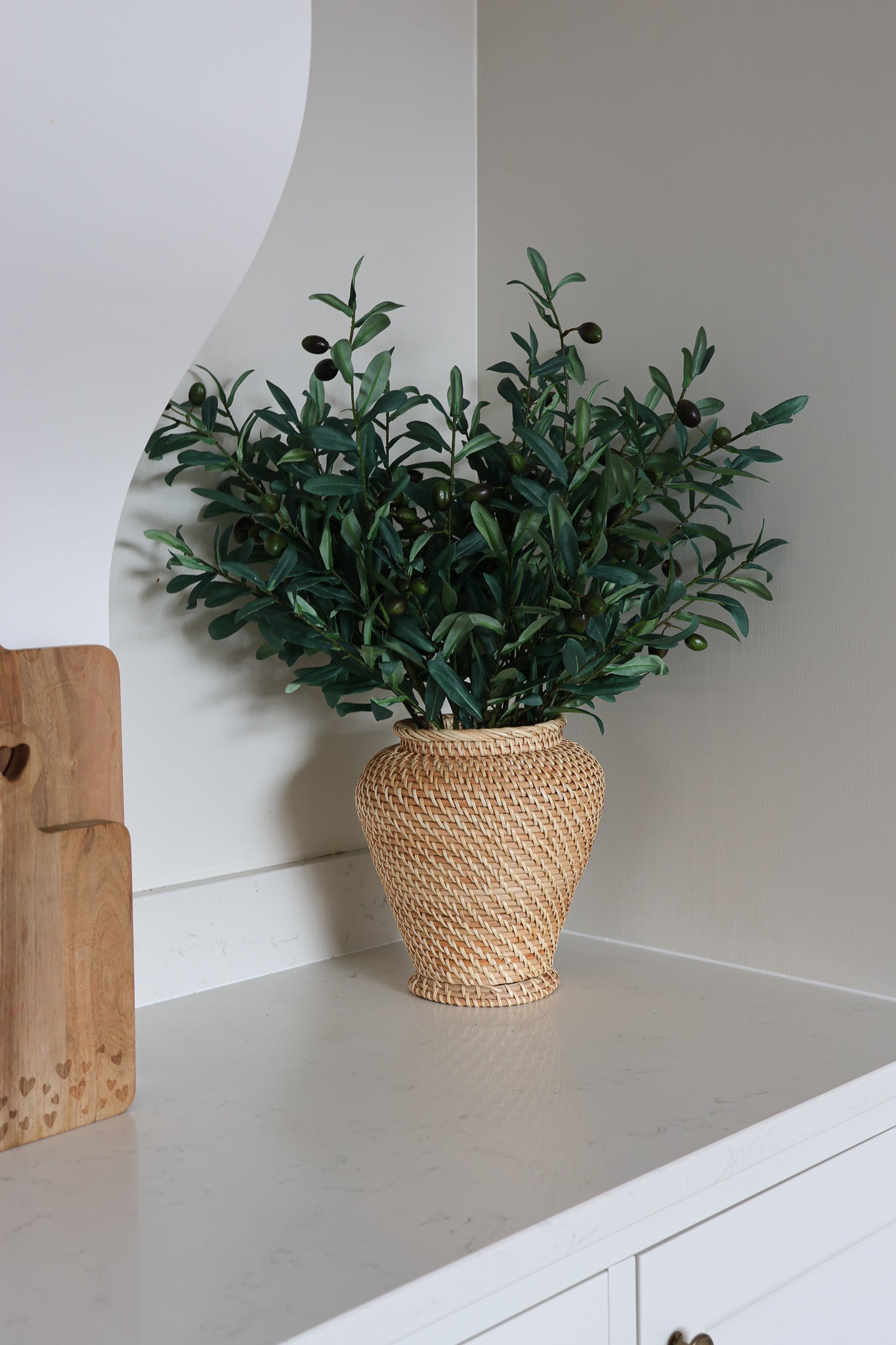 Faux Flowers - Olive Branch