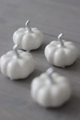 Ceramic Pumpkin Speckled - Tiny 4PC