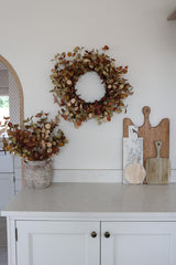 Autumn Wreath - Eucalyptus Rust