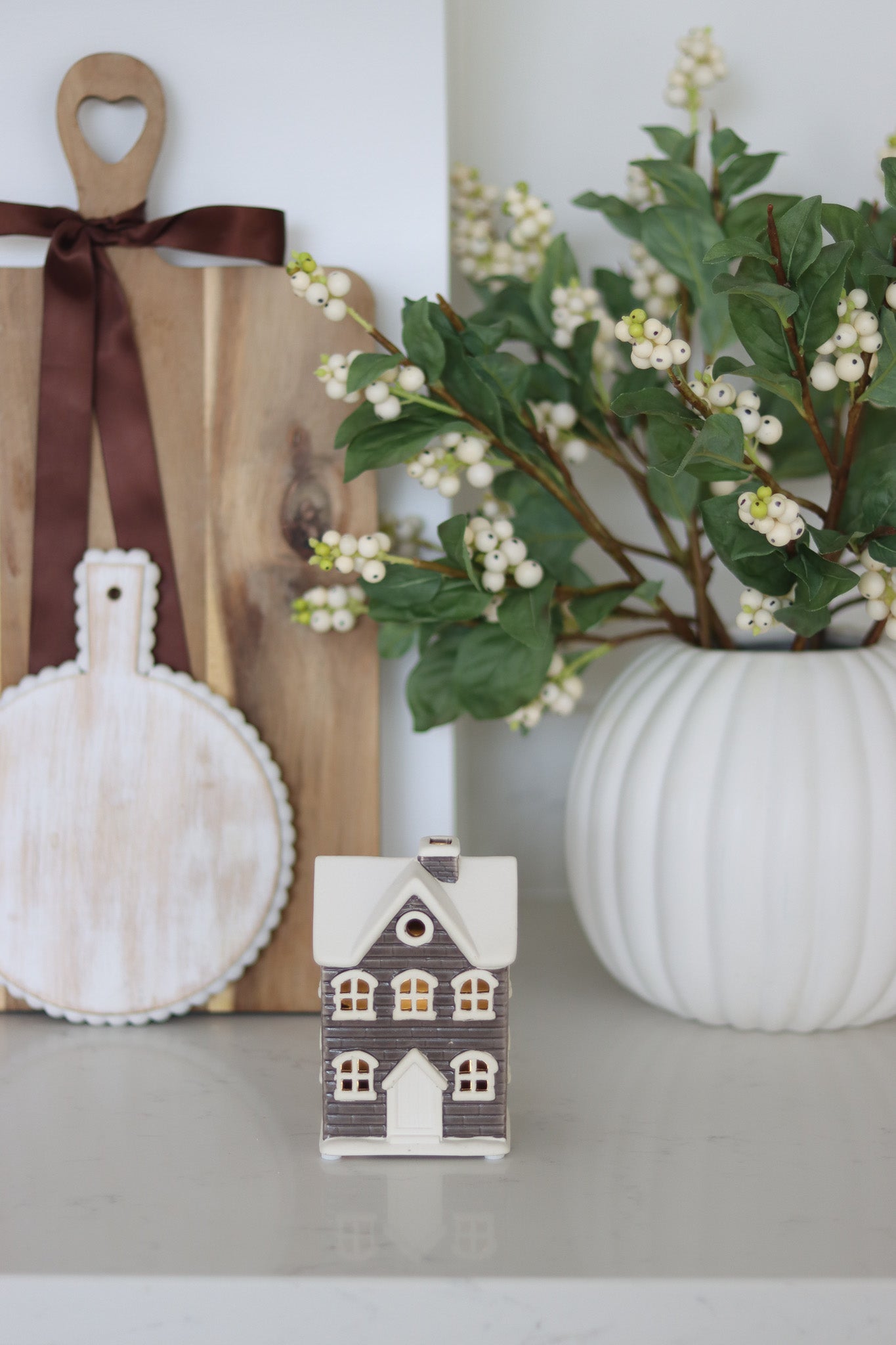 LED Christmas house - Dark Brown