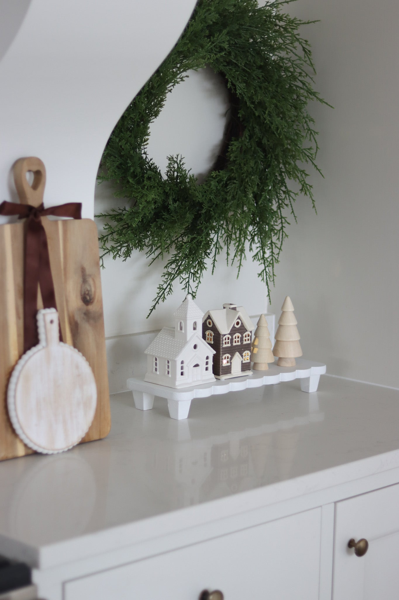 LED Christmas house - Dark Brown