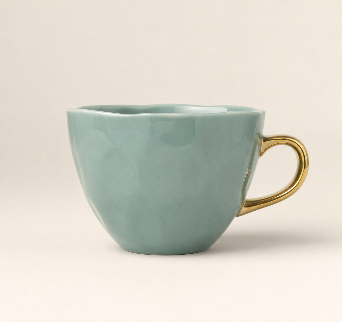 Amber Green Irregular Mug