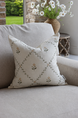 Daisy Trellis Cushion Cover