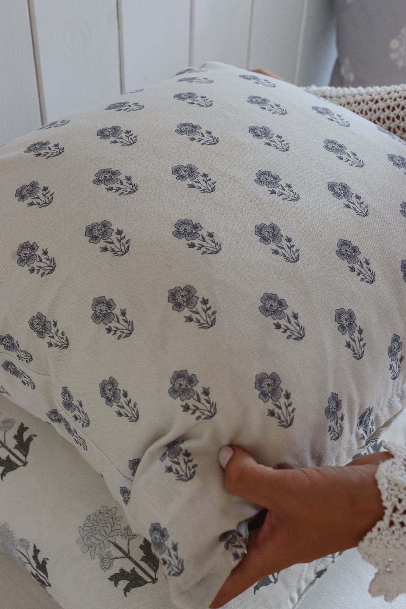 Florence Blue Cushion Cover