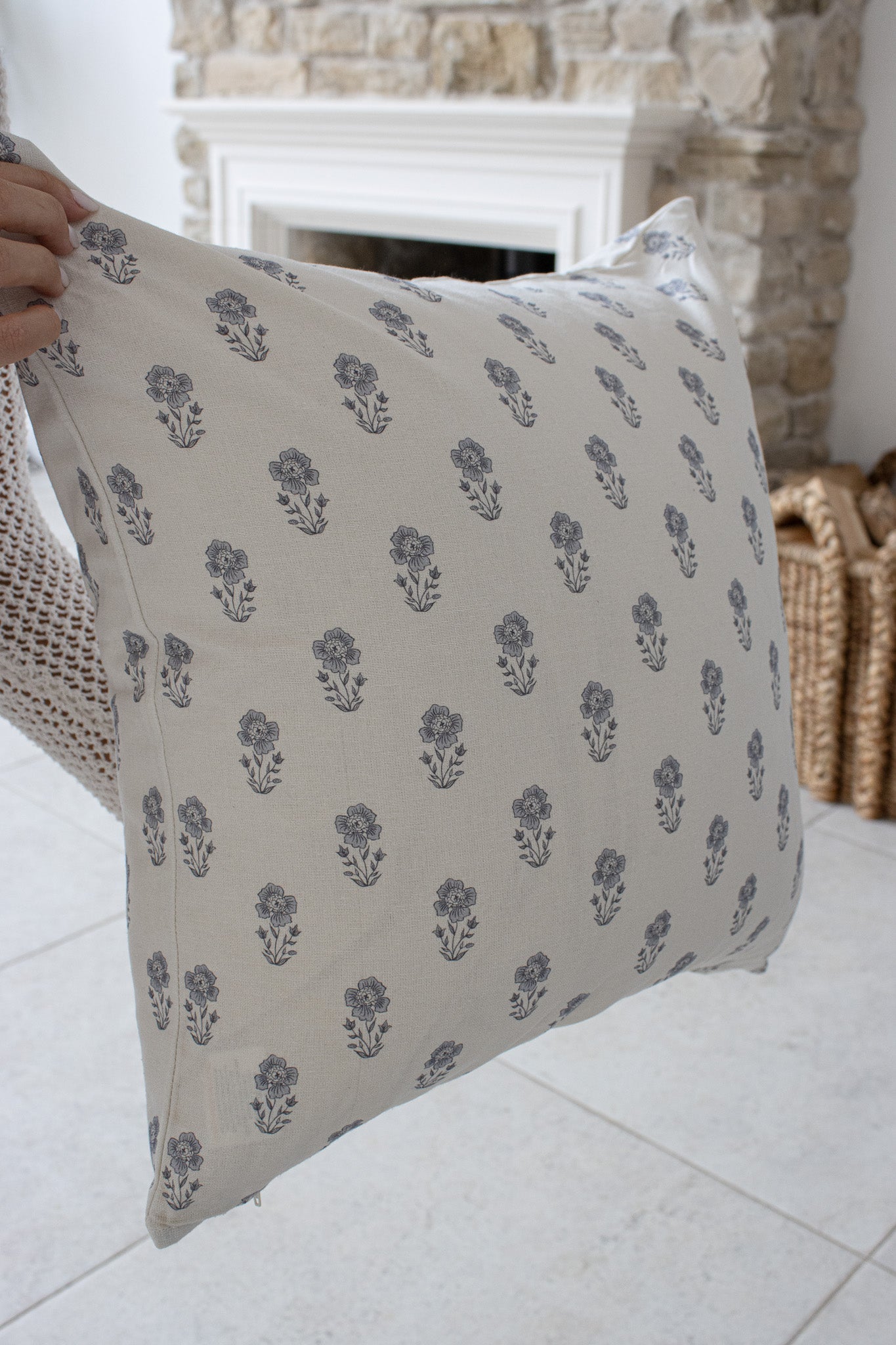 Florence Blue Cushion Cover