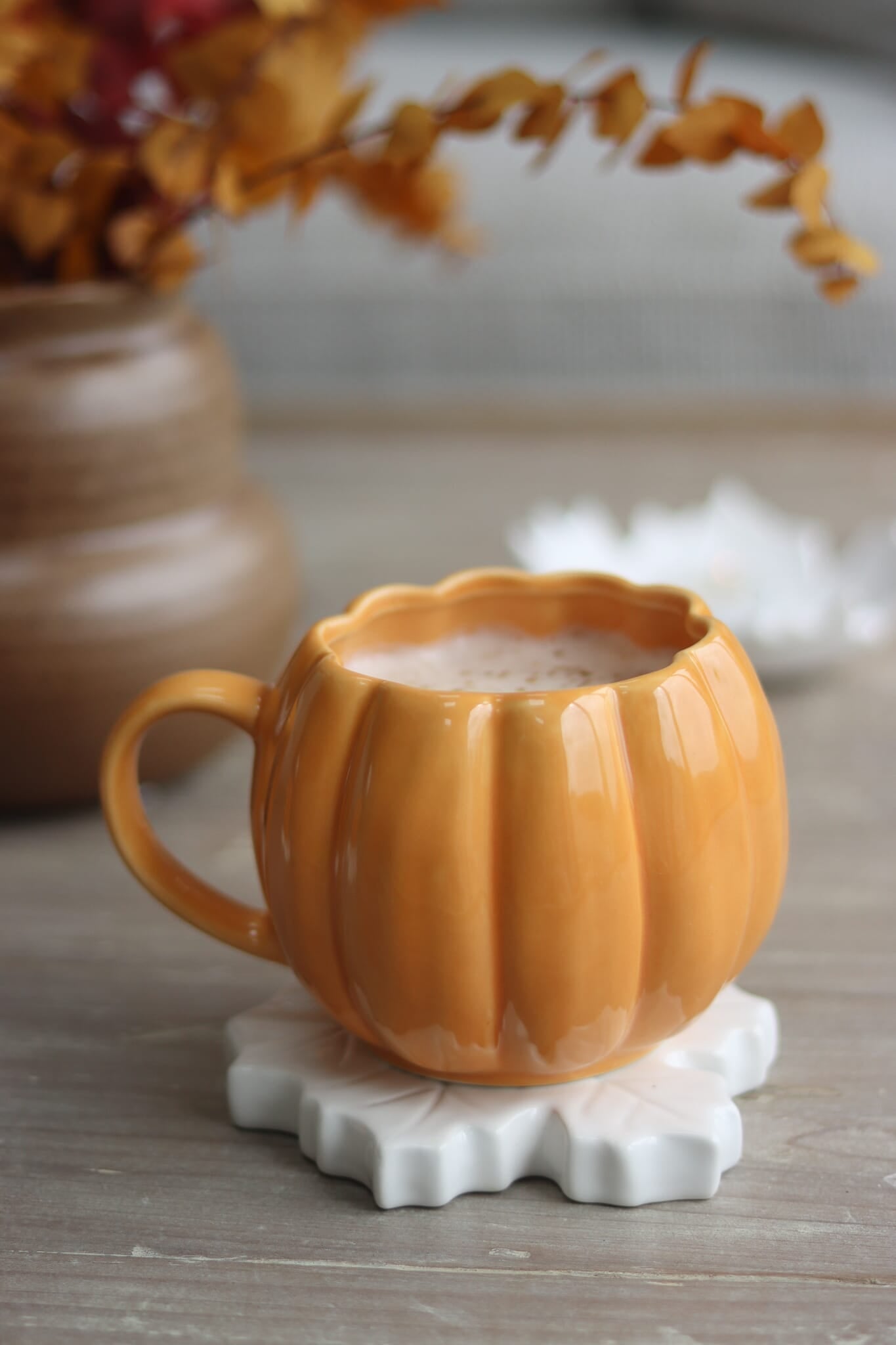Large Pumpkin Mug - Ochre