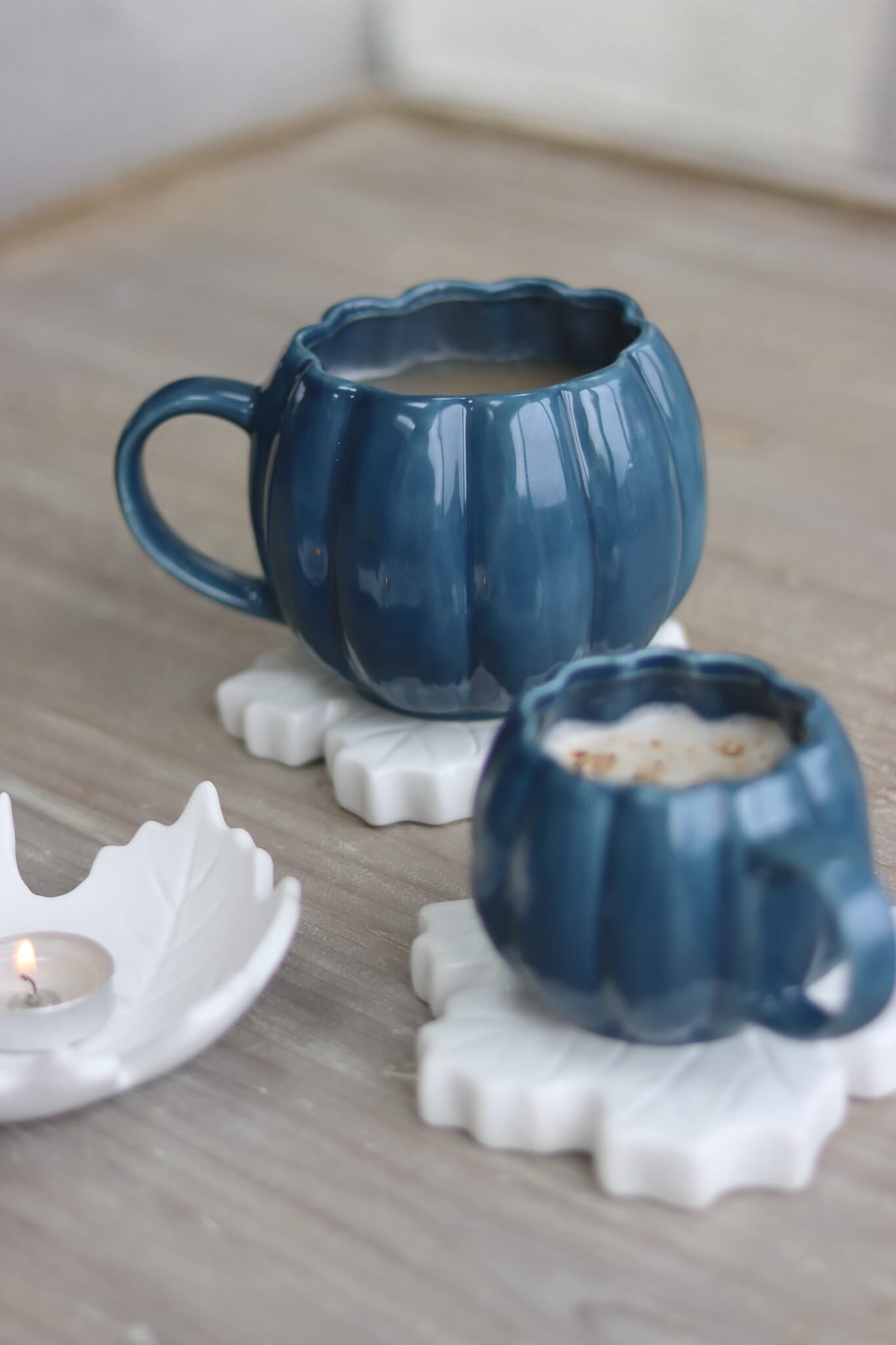 Large Pumpkin Mug - Blue