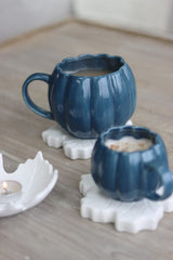 Large Pumpkin Mug - Blue