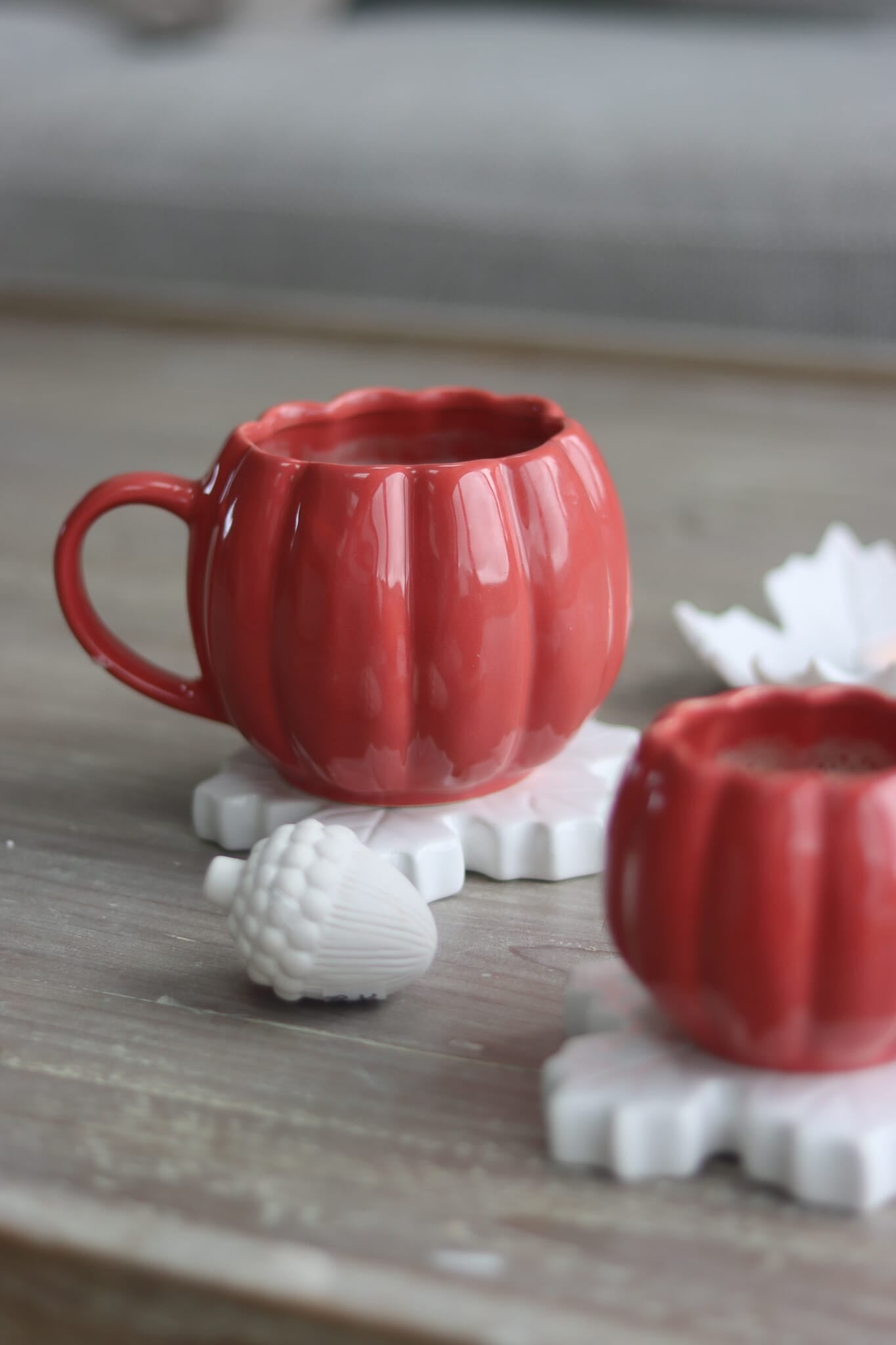 Large Pumpkin Mug - Apricot