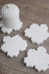 Ceramic Coasters Set - Autumn Leaves