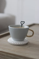 Irregular Stoneware Mug - Grey
