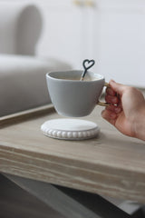 Irregular Stoneware Mug - Grey