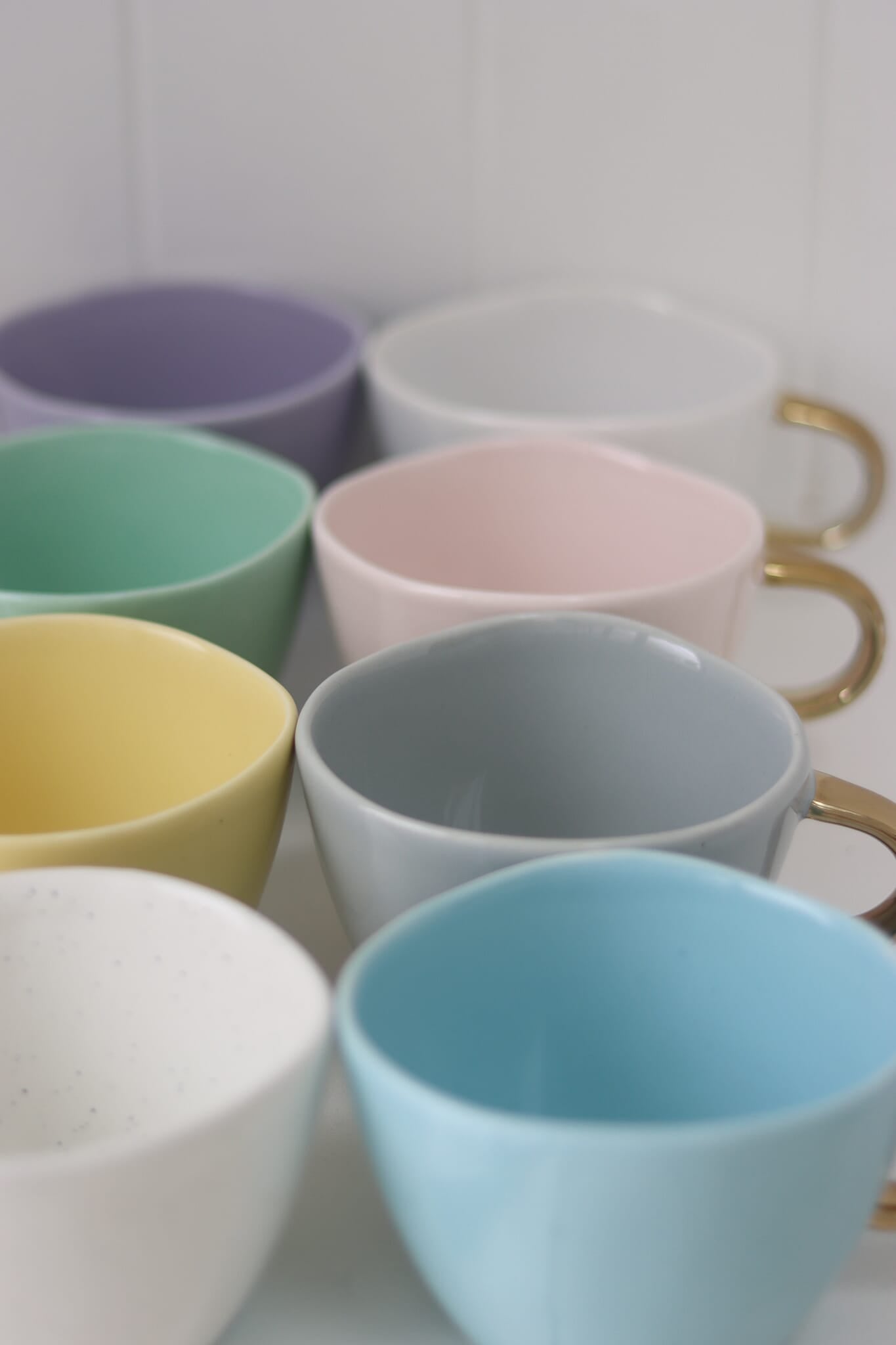 Irregular Stoneware Mug - White